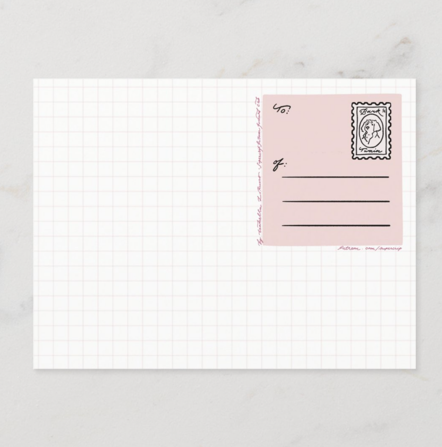 Pain is Temporary, Ghosts are Forever Postcard - Mini Art Print