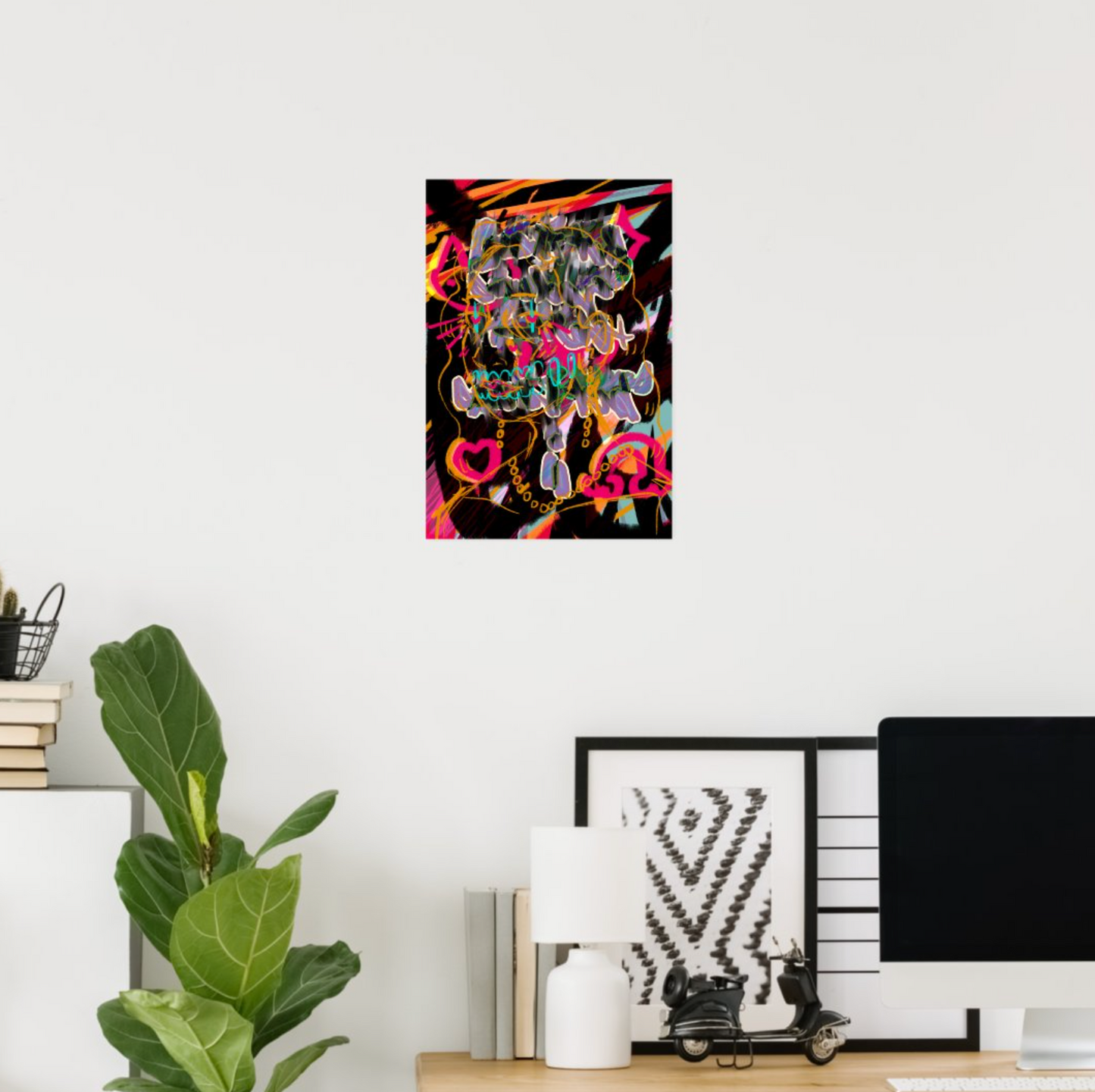 <3 <3 <3 - Art Print