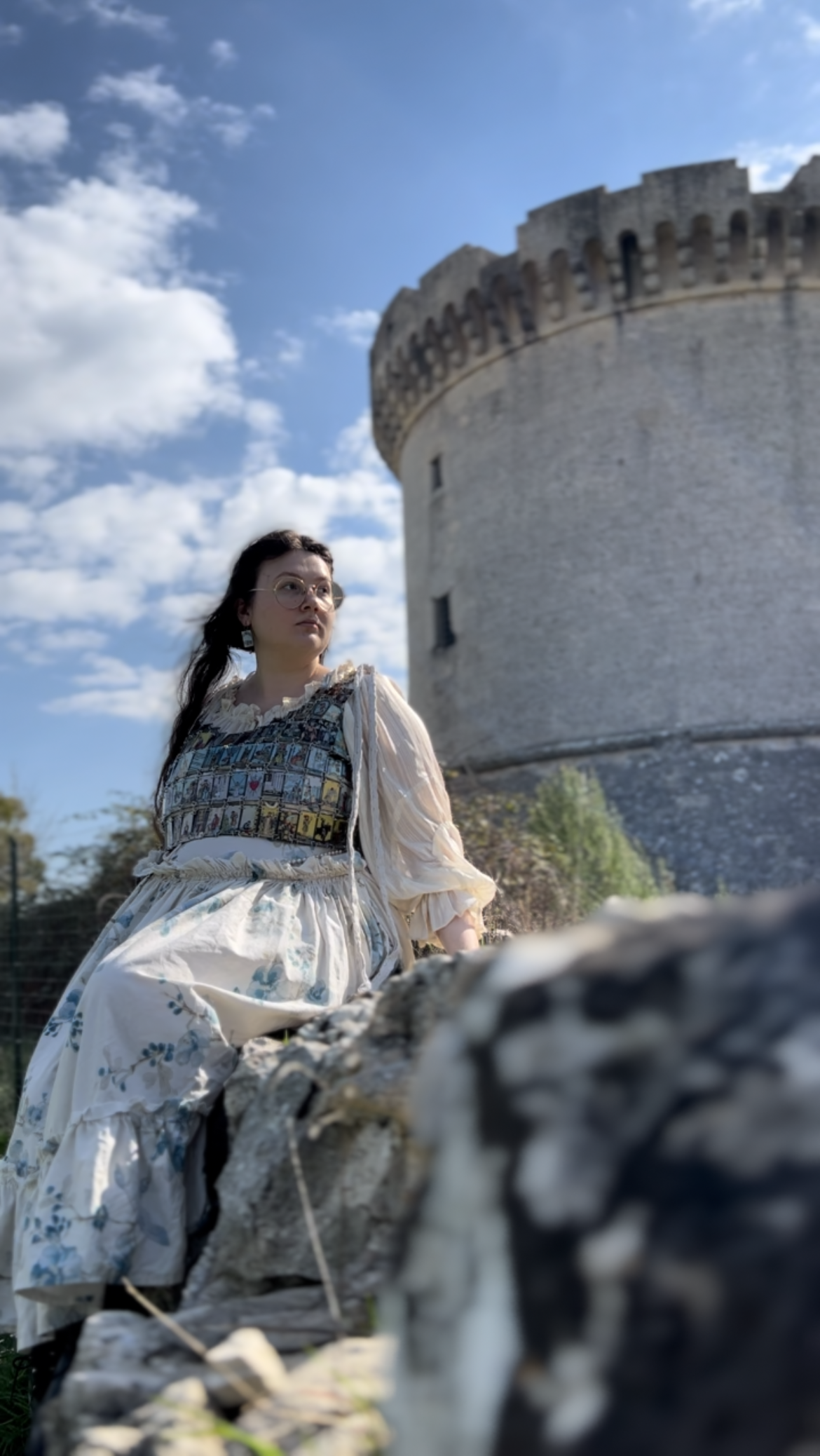 The Holographic, Chainmailed, Tarot Bodice | For Renaissance Faires, Pre-Raphaelite Knight Girls, and Chappel Roan Concerts