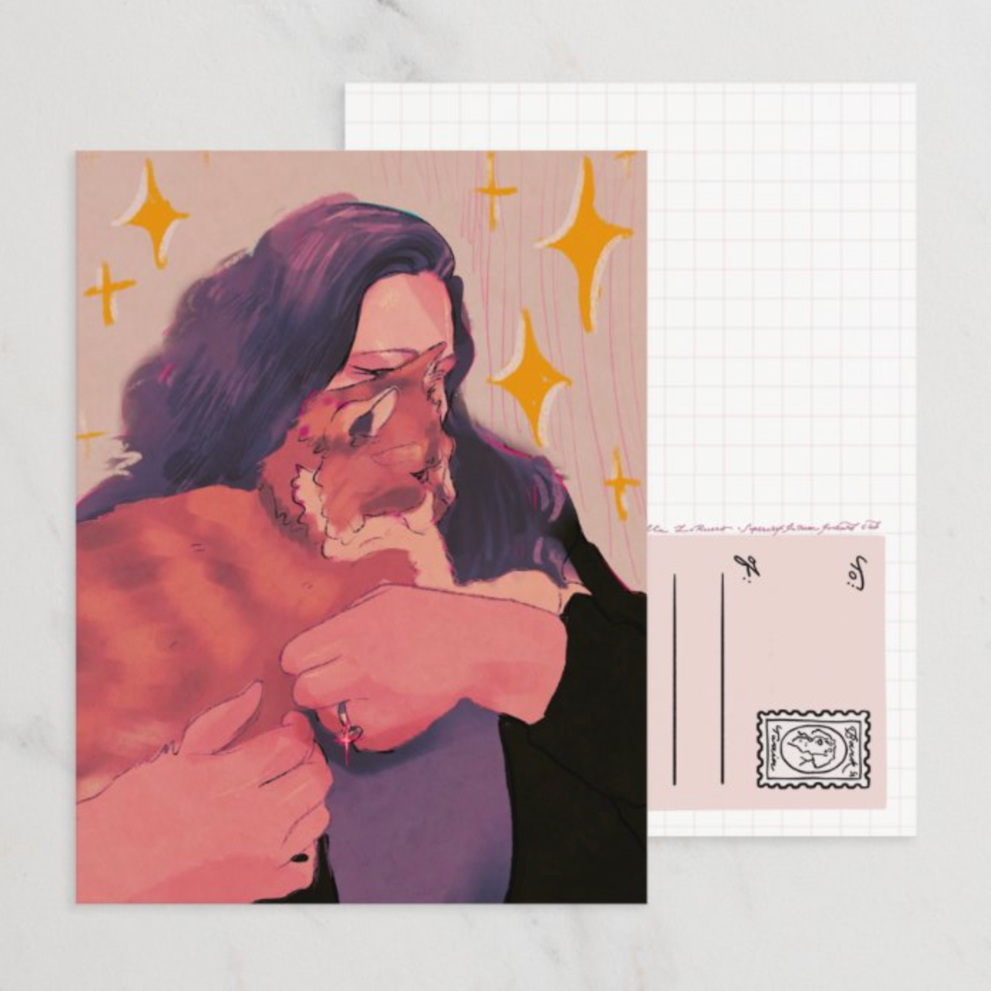 Postcard | Add-On for your Custom Painting!