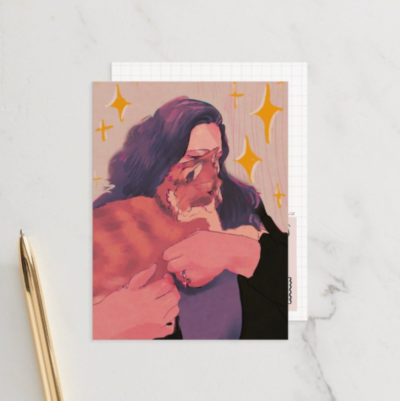 Postcard | Add-On for your Custom Painting!