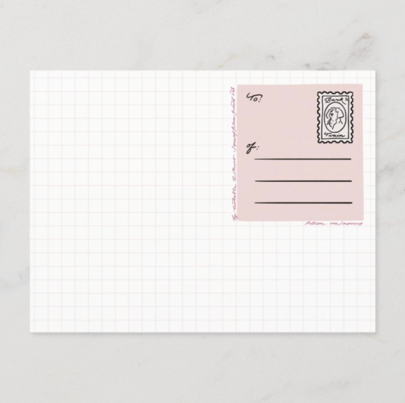 Postcard | Add-On for your Custom Painting!
