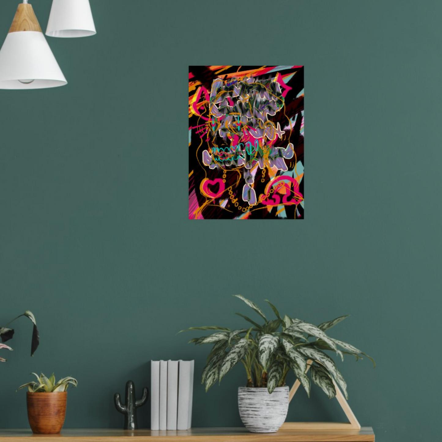 <3 <3 <3 - Art Print